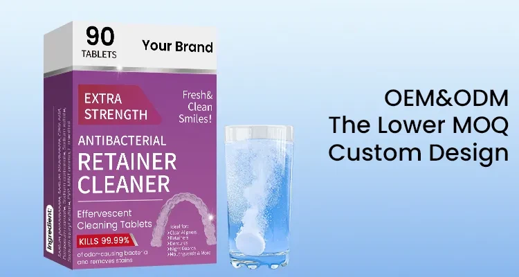 Private Label Denture Cleaning Tablets Private Label Denture Cleaning Tablets